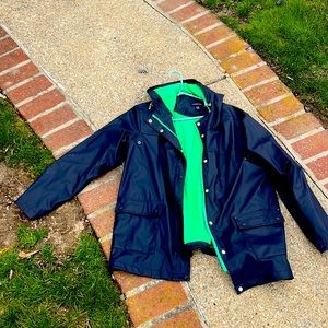 Lands end rain coat